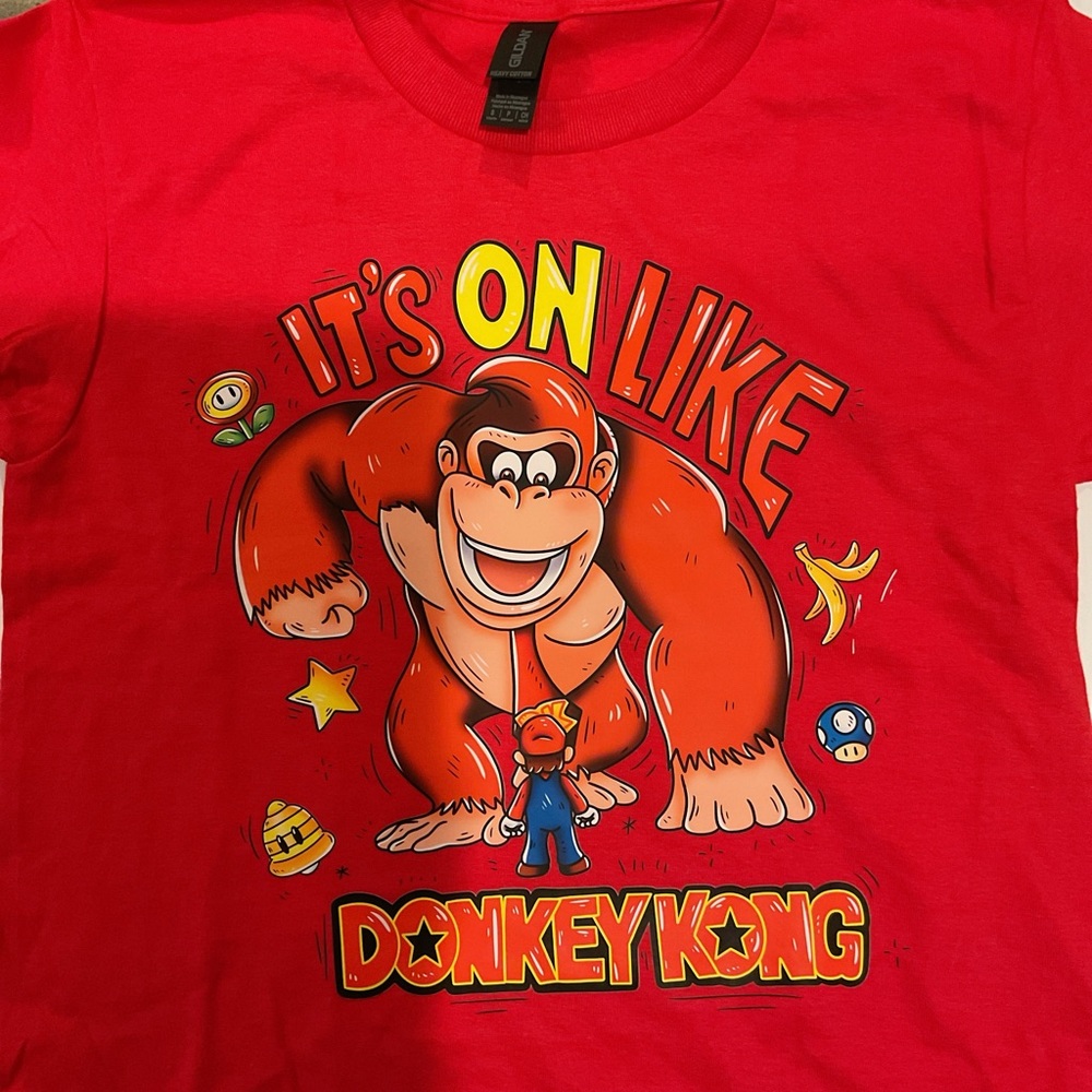 Red Donkey Kong Graphic T-Shirt